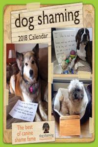 2018 Dog Shaming Wall Calendar