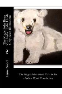 The Magic Polar Bears Visit India India Hindi Grey Scale Illustrations