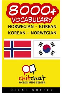 8000+ Norwegian - Korean Korean - Norwegian Vocabulary