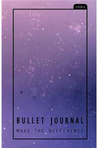 Bullet Journal: Purple Tone Journal (130 Pgs) - Professional Organizer & Productive Notebook System