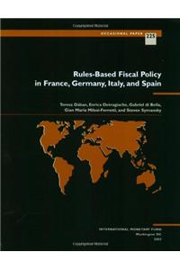 Rules-Based Fiscal Policy in France, Germany, Italy, and Spain