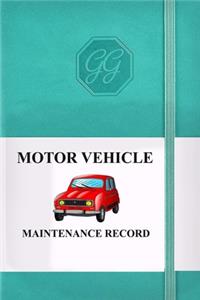 Motor Vehicle Maintenance Record