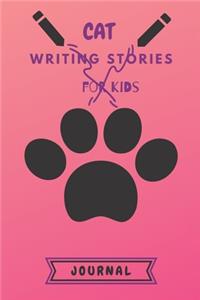 Cat Writing Stories for Kids Journal