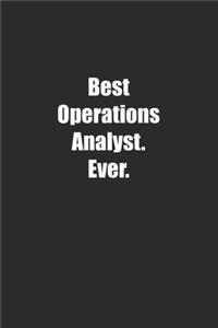 Best Operations Analyst. Ever.