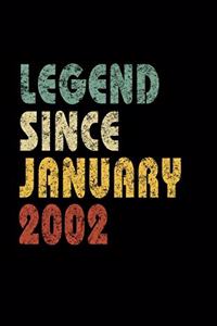 Legend Since January 2002