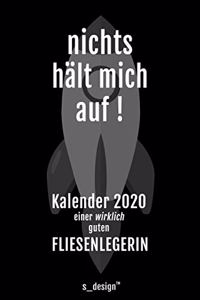 Kalender 2020 für Fliesenleger / Fliesenlegerin