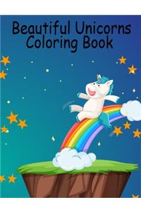 Beautiful Unicorns Coloring Book