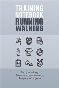 Training Notebook Running Walking