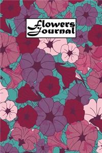 Colorful Flowers Journal