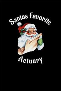 Santas Favorite Actuary