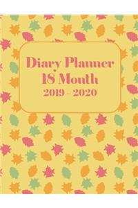 Diary Planner 18 Month