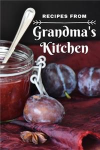 Recipes from Grandma's Kitchen