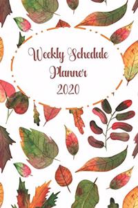 Weekly Schedule Planner 2020