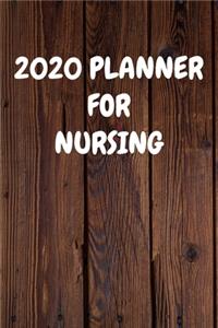 2020 Planner for Nursing