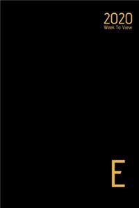 Personalised 2020 Diary Week To View Planner