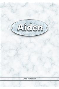 Aiden - Lined Notebook