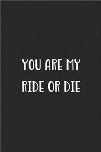 You Are My Ride Or Die