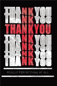 Notizbuch - Thank You