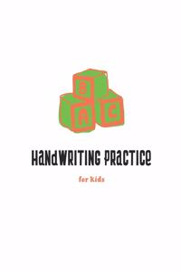 Handwriting Practice Journal For Kids, 120 Page Blank Lined Notebook