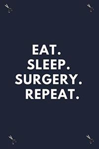 Eat. Sleep. Surgery. Repeat.