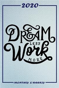 Set My 2020 Goals - Weekly and Monthly Planner