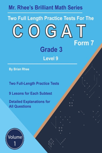 Two Full Length Practice Tests for the CogAT Grade 3 Level 9 Form 7