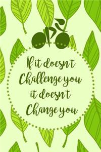 If it doesn't Challenge you, it doesn't Change you