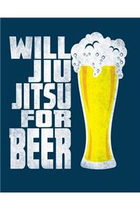 Jiu Jitsu and Beer Notebook