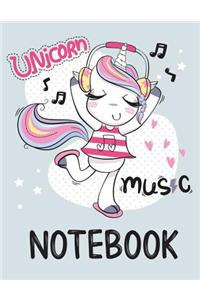 Unicorn Music Notebook