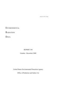 Environmental Radiation Data Report 104 October - December 2000