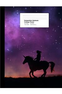 Composition Notebook College Ruled 7.44 X 9.69 Inches 100 Sheets / 200 Pages