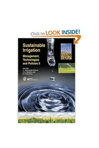 Sustainable Irrigation Management, Technologies and Policies II