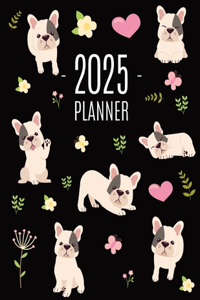 French Bulldog Planner 2025