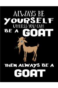 Always Be Yourself Unless You Can Be a Goat Then Always Be a Goat