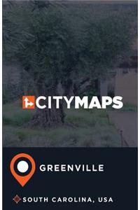 City Maps Greenville South Carolina, USA