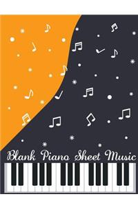 Blank Piano Sheet Music