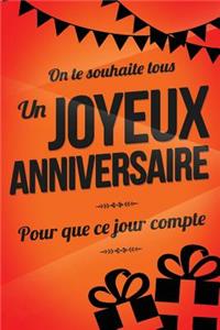 Joyeux Anniversaire - Orange