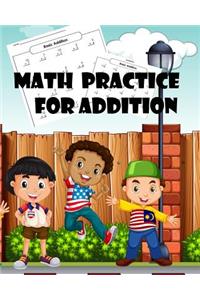 Math Practice for Addition
