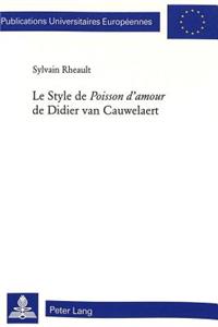 Le Style de «Poisson d'Amour» de Didier Van Cauwelaert