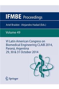 VI Latin American Congress on Biomedical Engineering Claib 2014, Paraná, Argentina 29, 30 & 31 October 2014