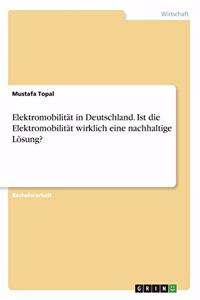 Elektromobilität in Deutschland. Ist die Elektromobilität wirklich eine nachhaltige Lösung?