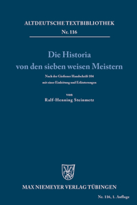 Historia von den sieben weisen Meistern und dem Kaiser Diocletianus