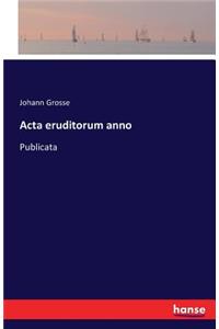 Acta eruditorum anno