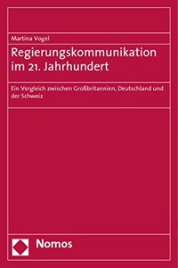 Regierungskommunikation Im 21. Jahrhundert