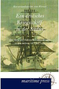 Ein Deutsches Kriegsschiff in Der S Dsee