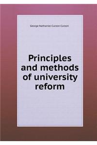 Principles and Methods of University Reform