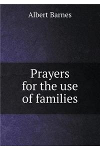 Prayers for the use of families