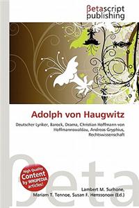 Adolph Von Haugwitz