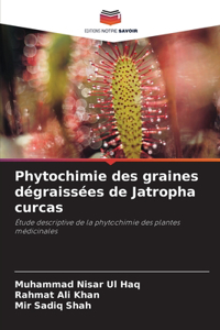 Phytochimie des graines dégraissées de Jatropha curcas