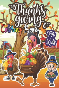 Thanksgiving Coloring Book For Kids